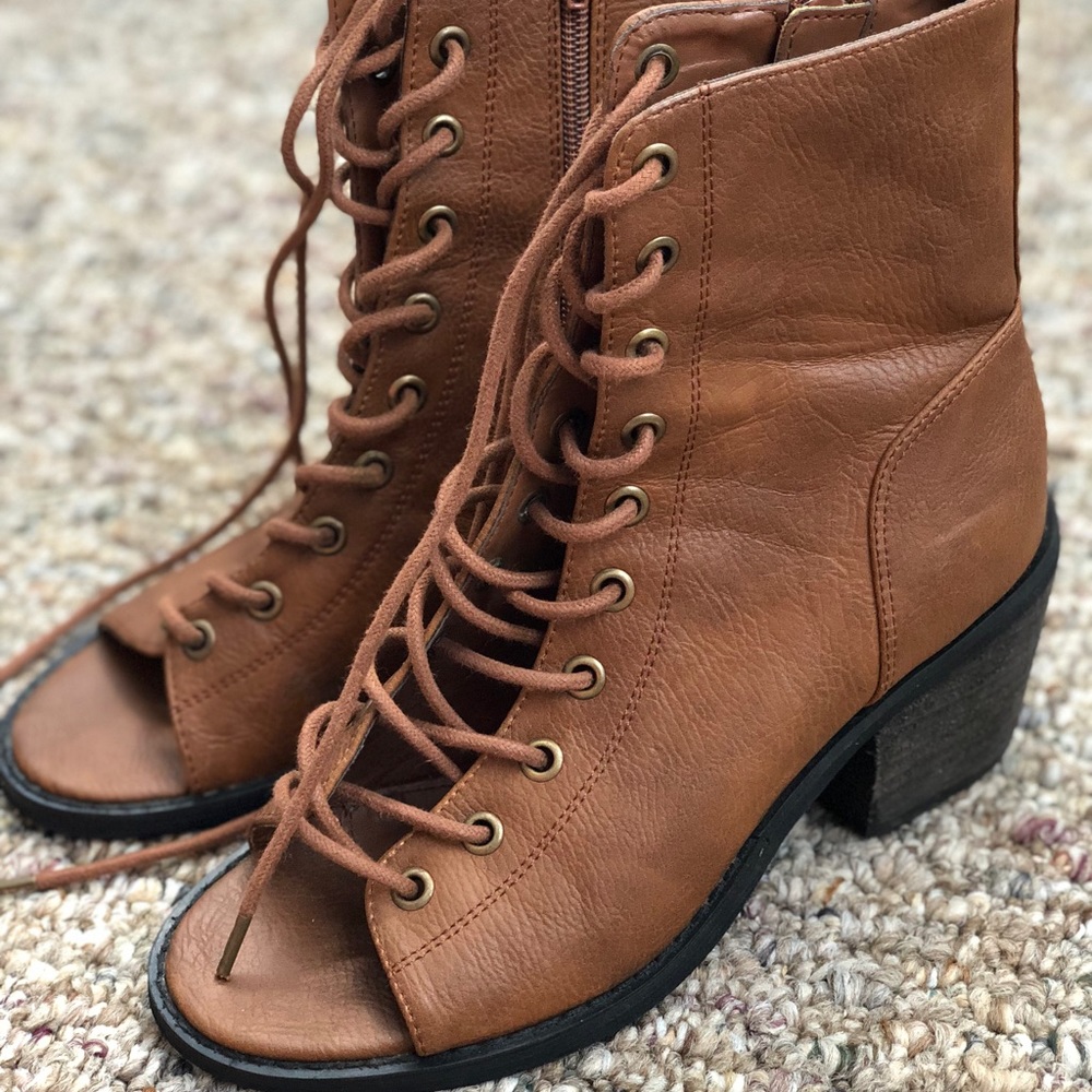 Lace Up Booties... By: Forever21